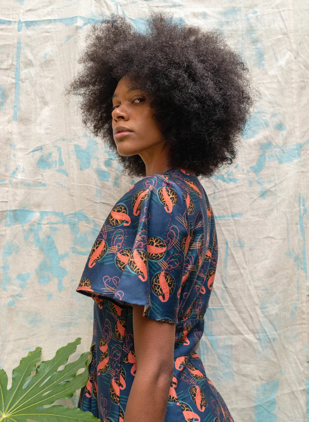 Navy Prawn Cocktail Rita Dress by Palava Navy Prawn Cocktail Rita Dress By Palava -MODERN MILLIE Shop Rita prawncocktail website 9