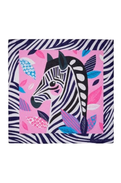 The Zealous Zebra Large Square Scarf By Erstwilder