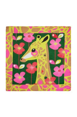The Genteel Giraffe Large Square Scarf By Erstwilder