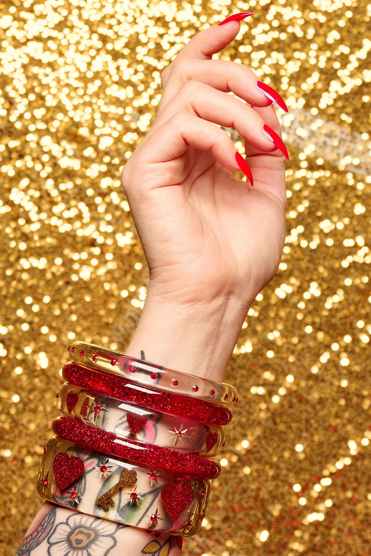 Clear Key to My Heart Narrow Bangle Bracelet by Splendette Clear Key To My Heart Narrow Bangle Bracelet By Splendette -MODERN MILLIE Shop SplendetteHeartjewelleryValentinesClearBangleStackonArm c3dd645e 0a51 48cb b3f8 c1da2abfa03d