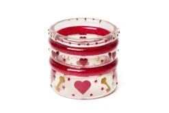 Clear Key To My Heart Narrow Bangle Bracelet By Splendette 6 Clear Key To My Heart Narrow Bangle Bracelet By Splendette -MODERN MILLIE Shop SplendetteHeartjewelleryWideValentinesClearBangleStack cb2d87c8 9331 4d58 9957 02a7364dca8d