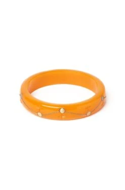 Midi Fiery Wire Bangle Bracelet By Splendette