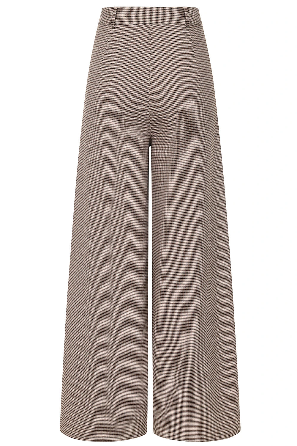 Brown Tweed Eliza Pants by Banned Brown Tweed Eliza Pants By Banned -MODERN MILLIE Shop TR31278BROWN 3