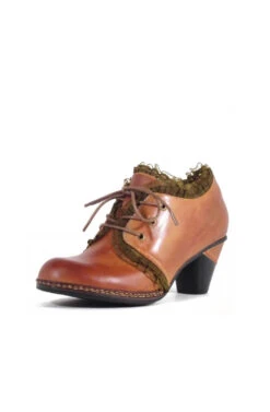 Johanna Ribbon Trim Shoe In Brown By Chelsea Crew