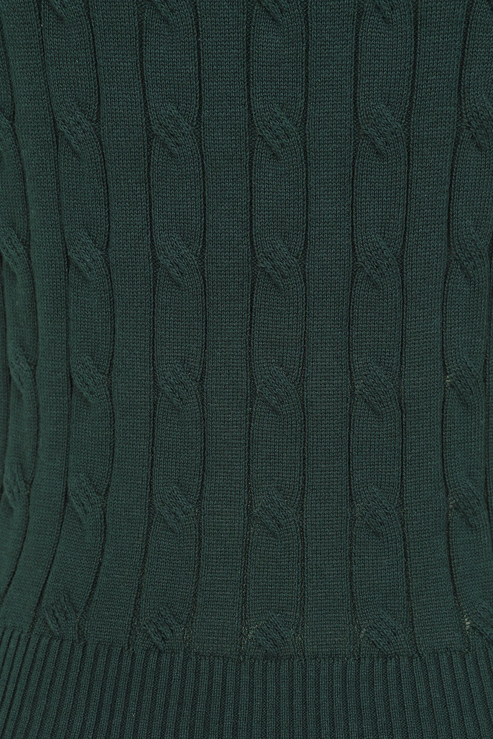 Dark Green Cable Knit Sweater Vest by Banned Dark Green Cable Knit Sweater Vest By Banned -MODERN MILLIE Shop VC64010 4