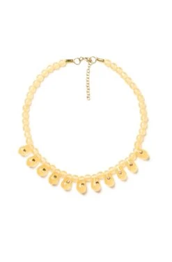 Gold Voile Necklace By Splendette