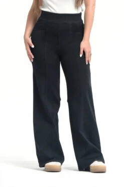 Petite 29" Pull On Tummy Control Wide Leg Jeans In Black By 1822 Denim 10 Petite 29" Pull On Tummy Control Wide Leg Jeans In Black By 1822 Denim -MODERN MILLIE Shop a13b260d00feef27fdcde21106203a8e6f340d2a174dfb122e847b30d2c9a4ce