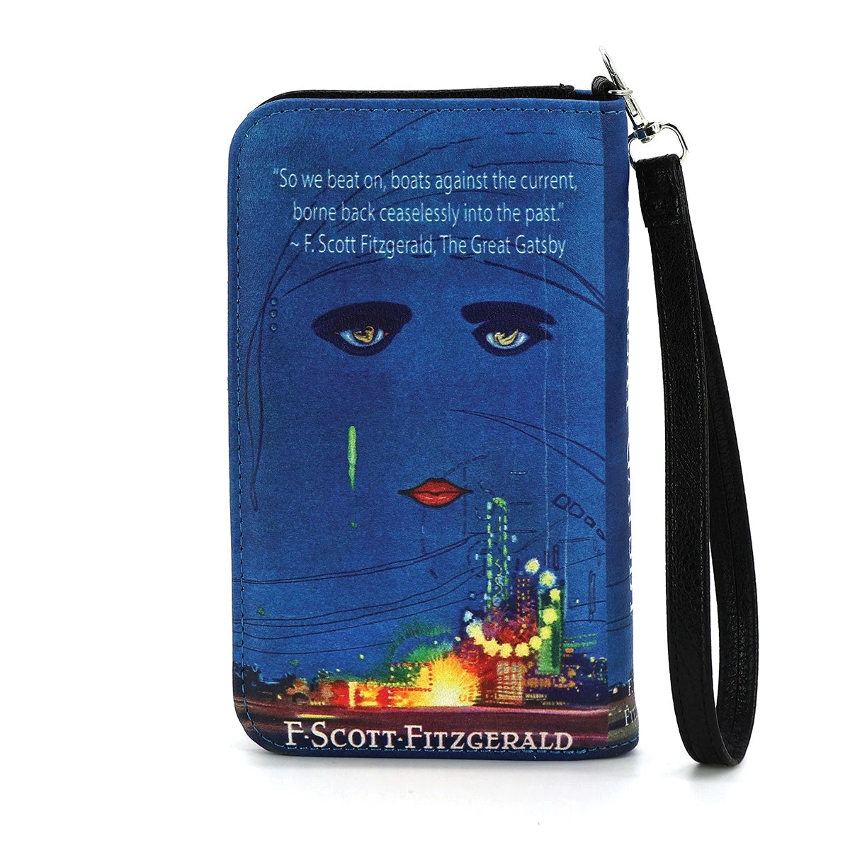 The Great Gatsby Book Wallet in Blue The Great Gatsby Book Wallet In Blue -MODERN MILLIE Shop a54de178b457d6daa185184d8ba202981f697cadd1f6c6f86862b60d006a828c