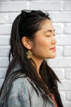 Eyes Wide Shut Earrings By Peter And June -MODERN MILLIE Shop b2b10989d87e7e693d52b7e56d2bf18d884c5f38fb5a217bd79b1fec06aff294