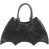 Obscure Chandelier Bat Handbag In Black By Banned -MODERN MILLIE Shop banned BG34381 obscure chandelier bag blk 0