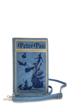 Peter Pan Cross-body Book Bag In Blue