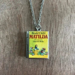 Matilda Book Locket Necklace By Marshall And Rose -MODERN MILLIE Shop cdd2fe808dde4c7d49ff502bd70d84c66918e1ae2b579077c86e3b7d1d4b18cf