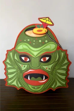 Swamp Creature Tiki Mug Convertible Backpack By The Oblong Box Shop
