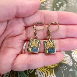 Pride And Prejudice Book Locket Earrings By Marshall And Rose -MODERN MILLIE Shop df330a618ff8f9125a3a065a12285b61ce2068b381df041e0fdb13e5c21cc2bd