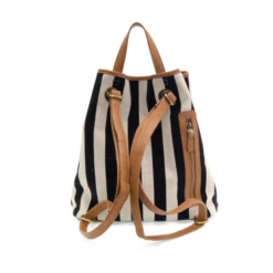 Black Awning Stripe Bucket Backpack -MODERN MILLIE Shop download 23 19af0cf7 9bed 453d 80ed 593a6315a46b
