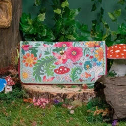 Fairy Village Large Zip Around Crossbody Wallet By Vendula London -MODERN MILLIE Shop dsc 0473fv