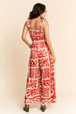 Red Geo Floral Wide Leg Jumpsuit 6 Red Geo Floral Wide Leg Jumpsuit -MODERN MILLIE Shop eb83d28fce2e3d9158748942c84ddfb0af906b2987ddafc6c2abfe7f7caba0ab