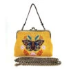Yellow Moon Moth Kiss Lock Bag -MODERN MILLIE Shop ecd336d9db6c091bd4134abf59b8c546879cd486814f42549541f3677c5dc18b