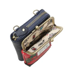 Old Post Office Clipper Phone Pouch By Vendula London -MODERN MILLIE Shop f61423211 the old post office navy edition clipper phone pouch 4