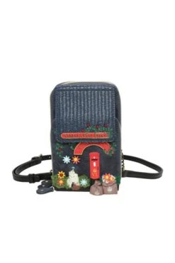 Old Post Office Callaway Bag In Navy By Vendula London