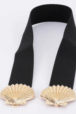 Shell Buckle Belt In Multiple Colors