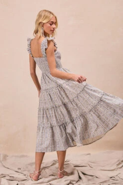 Floral And Striped Smocked Ruffle Sleeve Midi Dress 14 Floral And Striped Smocked Ruffle Sleeve Midi Dress -MODERN MILLIE Shop ff6d8dbe 7b9f 4eef b677 c40b5109e02b