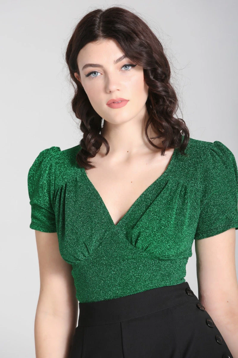 Emerald Lurex Loco-Motion Top by Hell Bunny Emerald Lurex Loco-Motion Top By Hell Bunny -MODERN MILLIE Shop h60284 loco motion top grn 001 large 1c430420 ccd2 4036 af7b 6446fa615c77
