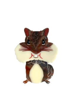 Charlie The Chipmunk Brooch By Daisy Jean