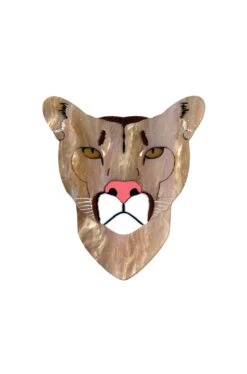 Caroline The Cougar Brooch By Daisy Jean