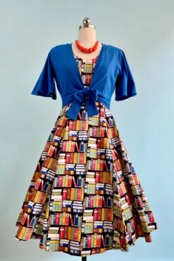 Book Print V-Neck Dress By Eva Rose -MODERN MILLIE Shop image 03bc48e8 52fd 4481 990e 53d0aded0132