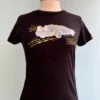 Back To The Future Neon Car Fitted T-Shirt Top By Unique Vintage