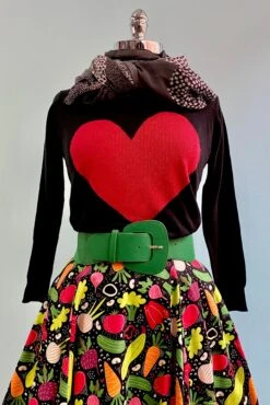 Black And Red Heart Pullover Sweater 5 Black And Red Heart Pullover Sweater -MODERN MILLIE Shop image 2cf0783c b3cd 4692 b23a 1f6b770574c3