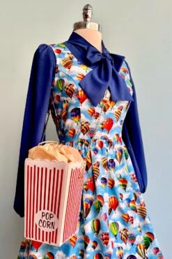 Popcorn Satchel Bag In Red