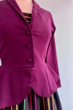 Plum Diva Jacket By Heart Of Haute 7 Plum Diva Jacket By Heart Of Haute -MODERN MILLIE Shop image 583fba79 48f2 4f8f ad58 a8a3532adf3c