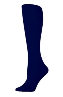 Foot Traffic Navy Microfiber Tights O/S And Plus
