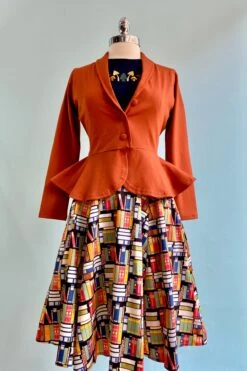 Rust Diva Jacket By Heart Of Haute -MODERN MILLIE Shop image 696bf121 fcb6 4c36 9de0 4b7a4da85c4a