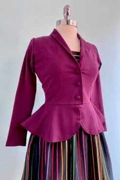 Plum Diva Jacket By Heart Of Haute 5 Plum Diva Jacket By Heart Of Haute -MODERN MILLIE Shop image 7164c4a7 7c57 4f7f 92c1 ffb2174d7ace