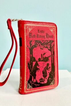 Little Red Riding Hood Book Wallet In Red