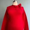 Long Sleeve Red Imagine Bow Top By Heart Of Haute -MODERN MILLIE Shop image 79ee7a16 d6c6 4135 b32c 445fa55ab6f3