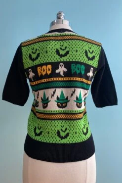 Spooky Boo Short Sleeve Sweater By Banned -MODERN MILLIE Shop image 92b2d570 357c 4ce5 abc4 bae744aad777