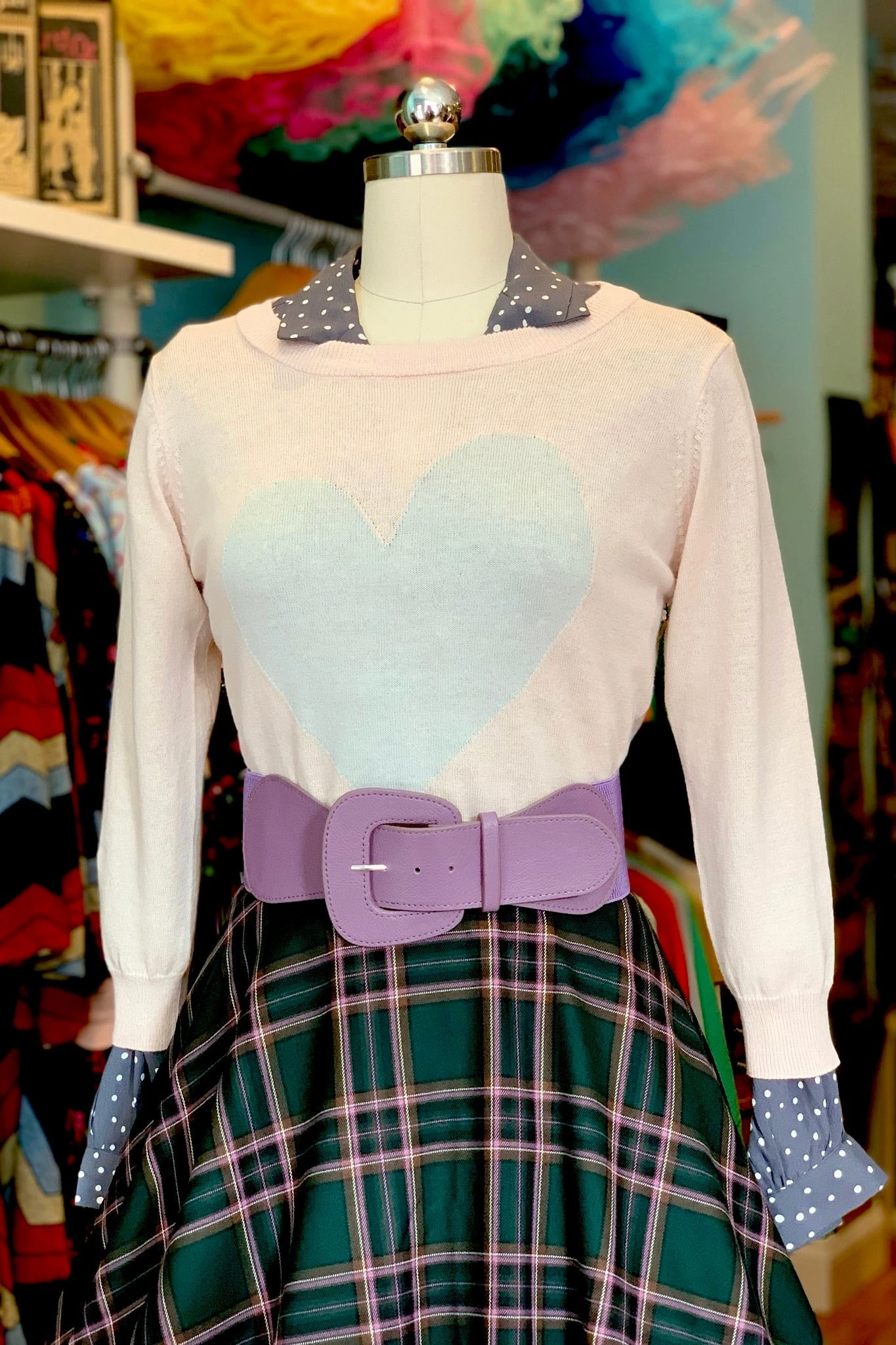 Blush Pink & Gray Heart Pullover Sweater Blush Pink & Gray Heart Pullover Sweater -MODERN MILLIE Shop image 93adfc7b d1db 473a a061 77644fbf8c8a