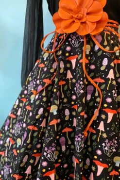 Mushroom Full Skirt By Eva Rose -MODERN MILLIE Shop image bb6c8706 f9db 4385 9c76 1ec2f7ac1c87