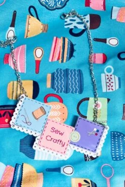 Sew Crafty Necklace By Daisy Jean