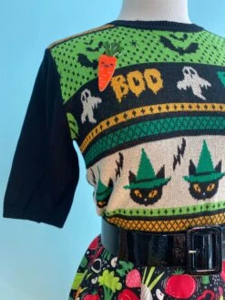 Spooky Boo Short Sleeve Sweater By Banned -MODERN MILLIE Shop image dd9f2e5f 0b3a 46d0 b01e 487793ab7434