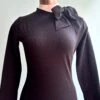 Long Sleeve Black Imagine Bow Top By Heart Of Haute -MODERN MILLIE Shop image fe1628b5 d0fb 4df8 8376 5dce129a0f65