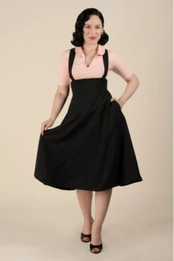 Jumper Circle Skirt In Black By Tatyana -MODERN MILLIE Shop jumper circle black