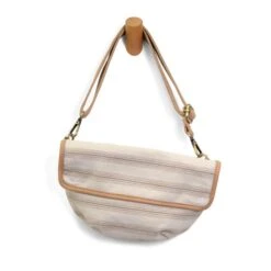 Pencil Stripe Canvas Sling Bag In Multiple Colors -MODERN MILLIE Shop l8261 15