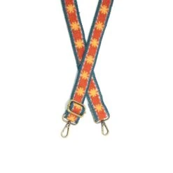 Narrow Embroidered Guitar Straps For Handbags -MODERN MILLIE Shop ls096 16g