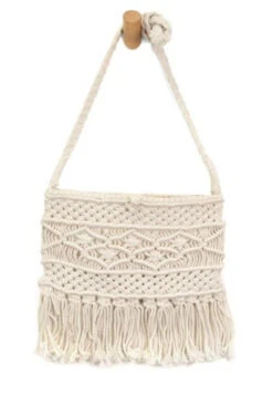 Macrame Cross Body Bag In Multiple Colors!
