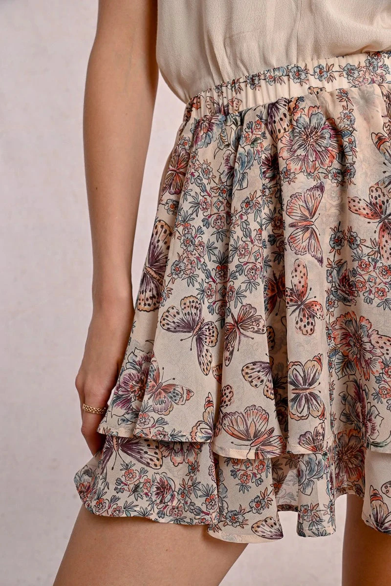 Ruffled Butterfly Print Mini Skirt by Molly Bracken Ruffled Butterfly Print Mini Skirt By Molly Bracken -MODERN MILLIE Shop ruffled printed mini skirt 3e6a51c2 78b7 4690 be68 32afb05be7fc